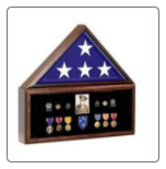 Combination Flag Case / Shadow Box Combination Flag Case / Shadow Box
